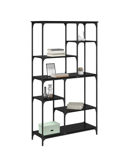 Libreria Rovere Nero 99 x 35,5 x 176 cm Legno multistrato