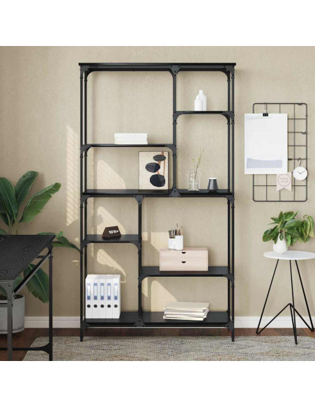 Libreria Rovere Nero 99 x 35,5 x 176 cm Legno multistrato