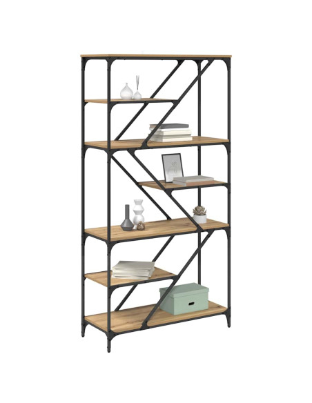 Libreria Rovere artigianale 91 x 36 x 176 cm Legno multistrato