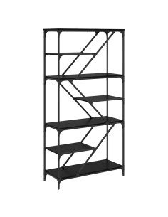 Libreria Rovere Nero 91 x 36 x 176 cm Legno multistrato 2