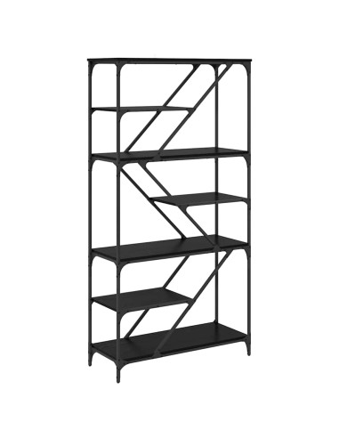 Libreria Rovere Nero 91 x 36 x 176 cm Legno multistrato