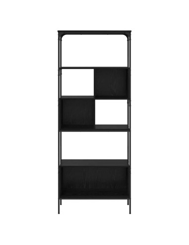 Libreria Rovere Nero 76 x 33 x 188,5 cm Legno multistrato