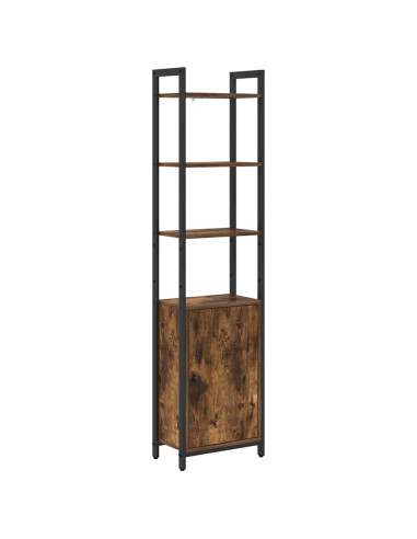 Armadio per Libri Rovere fumé 40 x 24 x 161 cm