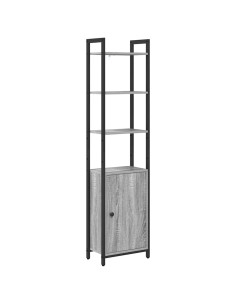 Armadio per Libri Grigio Sonoma 40 x 24 x 161 cm 2