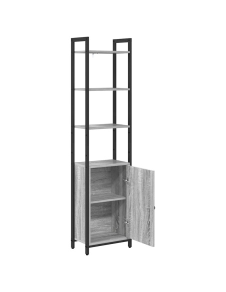 Armadio per Libri Grigio Sonoma 40 x 24 x 161 cm