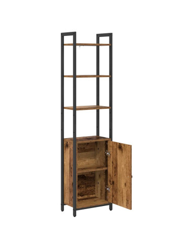 Armadio per Libri Legno vecchio 40 x 24 x 161 cm