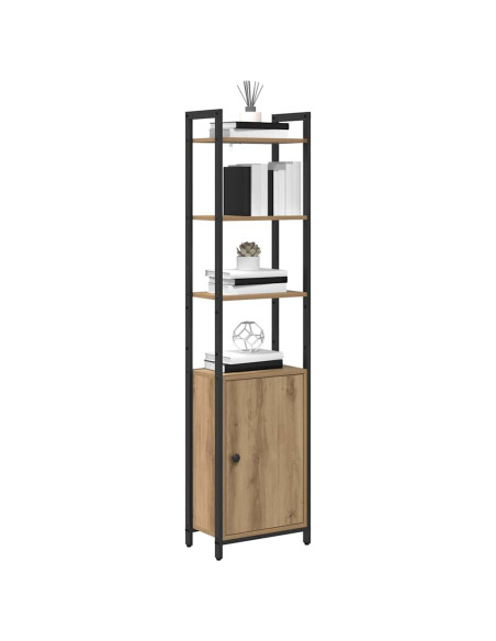 Armadio per Libri Rovere artigianale 40 x 24 x 161 cm