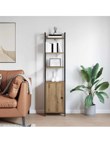 Armadio per Libri Rovere artigianale 40 x 24 x 161 cm