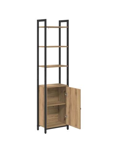Armadio per Libri Rovere artigianale 40 x 24 x 161 cm