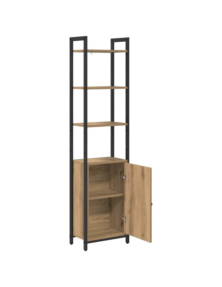 Armadio per Libri Rovere artigianale 40 x 24 x 161 cm