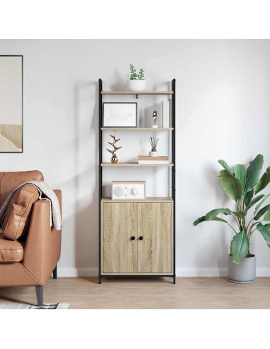 Armadio per Libri Rovere Sonoma 60 x 24 x 161 cm