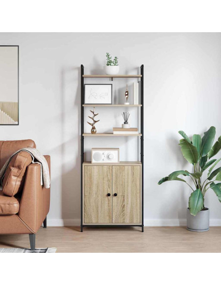 Armadio per Libri Rovere Sonoma 60 x 24 x 161 cm