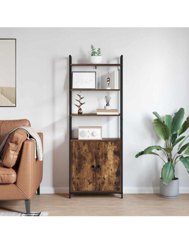 Armadio per Libri Rovere fumé 60 x 24 x 161 cm