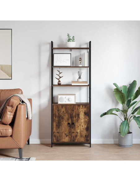 Armadio per Libri Rovere fumé 60 x 24 x 161 cm
