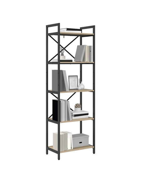 Libreria Rovere Sonoma 56 x 34 x 171 cm Legno multistrato