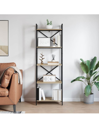 Libreria Rovere Sonoma 56 x 34 x 171 cm Legno multistrato