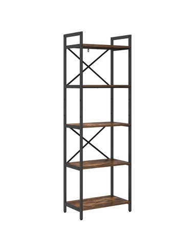 Libreria Rovere fumé 56 x 34 x 171 cm Legno multistrato