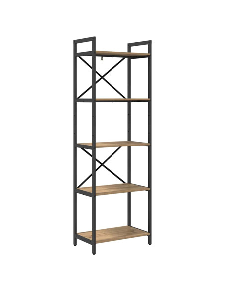 Libreria Rovere artigianale 56 x 34 x 171 cm Legno multistrato