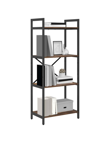 Libreria Rovere fumé 56 x 34 x 133,5 cm Legno multistrato