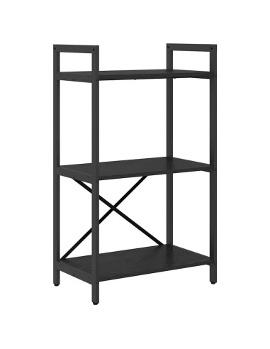 Libreria Rovere Nero 56 x 34 x 96 cm Legno multistrato