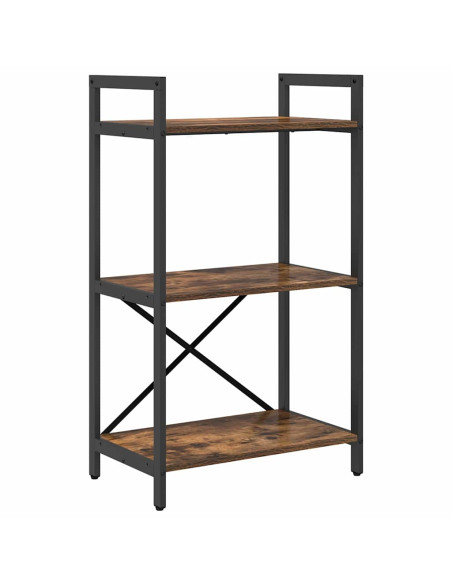 Libreria Rovere fumé 56 x 34 x 96 cm Legno multistrato