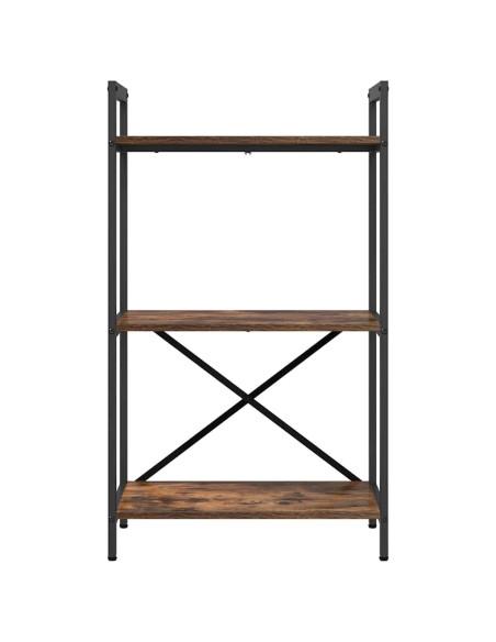 Libreria Rovere fumé 56 x 34 x 96 cm Legno multistrato