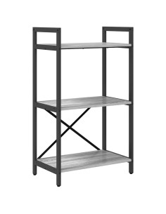 Libreria Grigio Sonoma 56 x 34 x 96 cm Legno multistrato 2