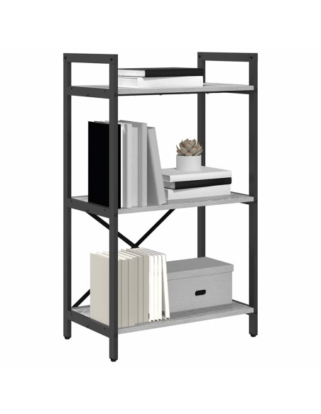 Libreria Grigio Sonoma 56 x 34 x 96 cm Legno multistrato