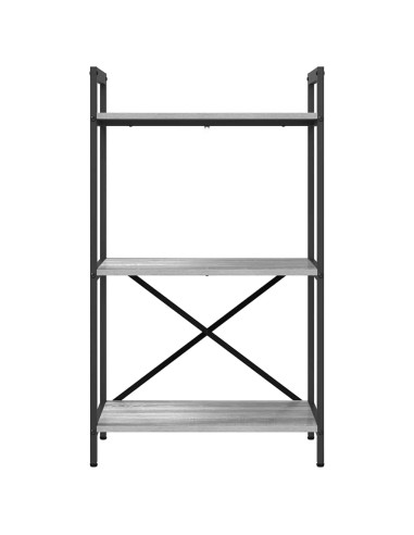 Libreria Grigio Sonoma 56 x 34 x 96 cm Legno multistrato