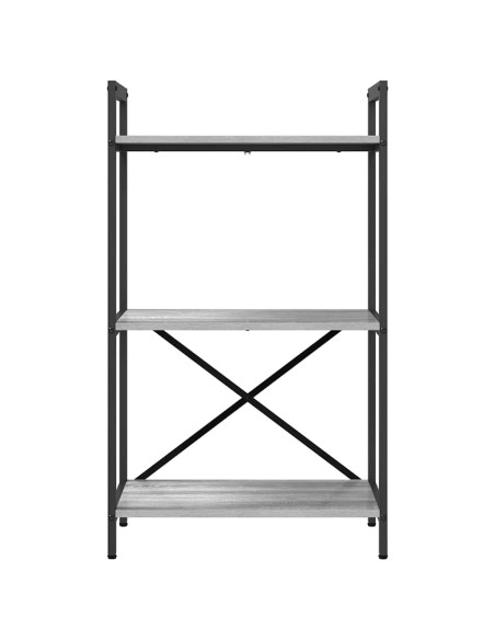 Libreria Grigio Sonoma 56 x 34 x 96 cm Legno multistrato
