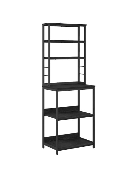 Mensola da cucina Rovere Nero 60 x 40 x 168 cm