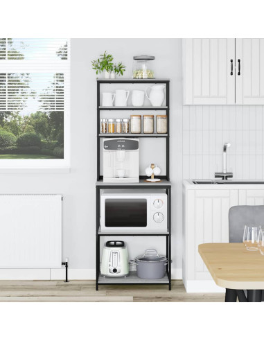 Mensola da cucina Grigio Sonoma 60 x 40 x 168 cm