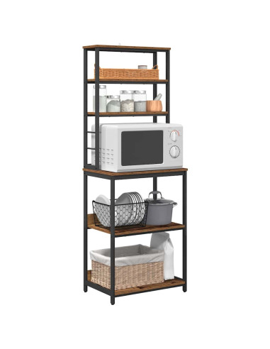 Mensola da cucina Legno vecchio 60 x 40 x 168 cm