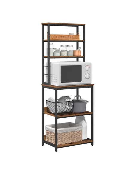 Mensola da cucina Legno vecchio 60 x 40 x 168 cm
