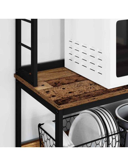 Mensola da cucina Legno vecchio 60 x 40 x 168 cm