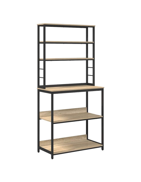 Mensola da cucina Rovere Sonoma 80 x 40 x 168 cm