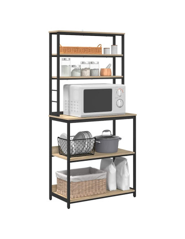 Mensola da cucina Rovere Sonoma 80 x 40 x 168 cm