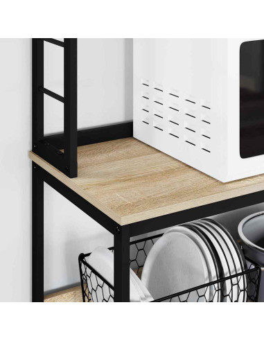 Mensola da cucina Rovere Sonoma 80 x 40 x 168 cm