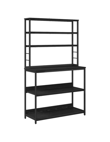 Mensola da cucina Rovere Nero 100 x 40 x 168 cm
