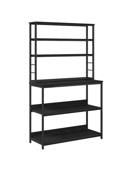 Mensola da cucina Rovere Nero 100 x 40 x 168 cm