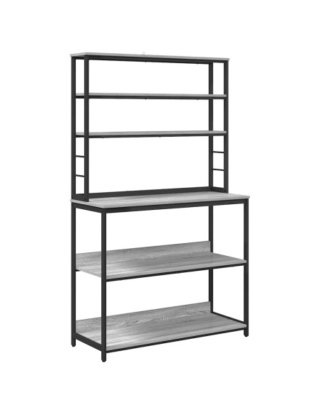 Mensola da cucina Grigio Sonoma 100 x 40 x 168 cm