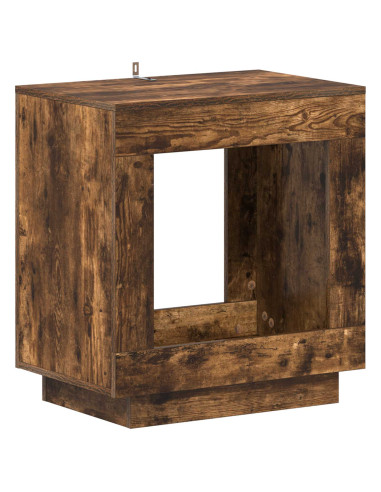 Tavolo laterale Quercia Affumicata 60 x 40 x 65 cm