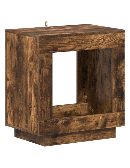 Tavolo laterale Quercia Affumicata 60 x 40 x 65 cm