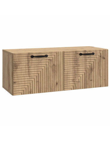 Mobile Porta TV da Muro Rovere Artigianale 78,5 x 31 x 30 cm