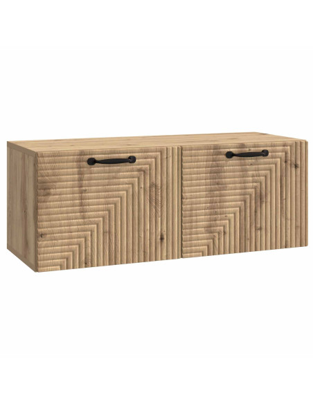 Mobile Porta TV da Muro Rovere Artigianale 78,5 x 31 x 30 cm