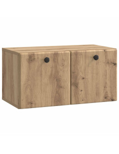 Mobile Porta TV da Muro Rovere Artigianale 59,5 x 31 x 30 cm