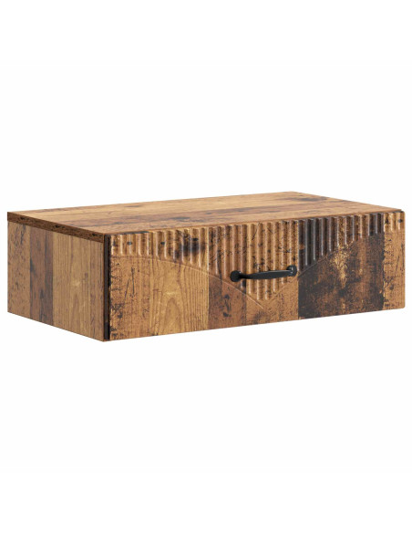 Tavolino da Parete Laterale Legno antico 59 x 34,5 x 17 cm