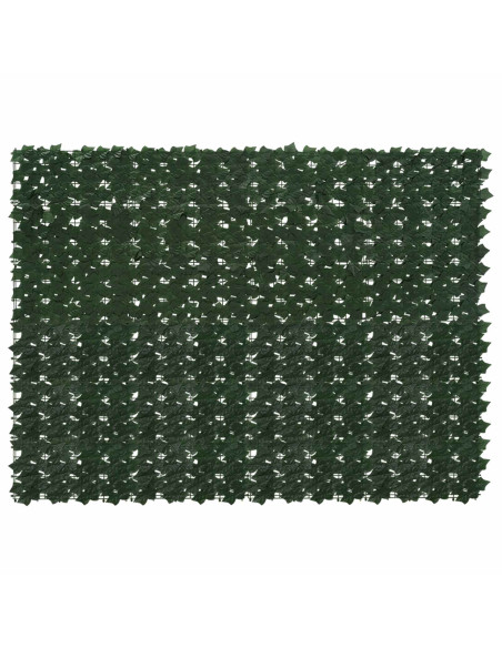 Schermo per balcone con foglie Verde Scuro 200 x 150 cm