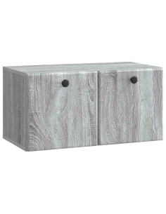 Mobile Porta TV da Muro Grigio Sonoma 59,5 x 31 x 30 cm