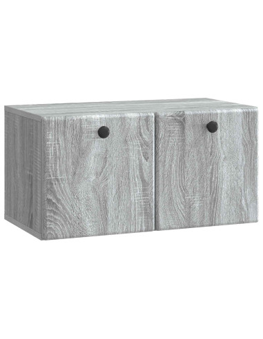 Mobile Porta TV da Muro Grigio Sonoma 59,5 x 31 x 30 cm